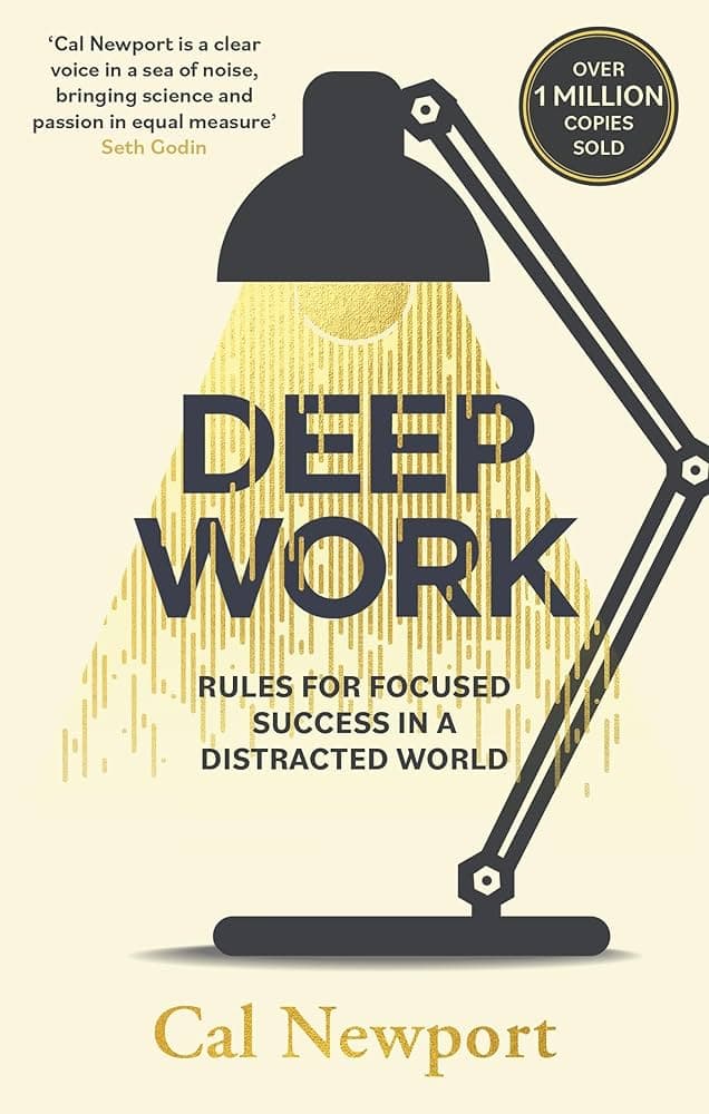 Cover of Deep Work by Cal Newport