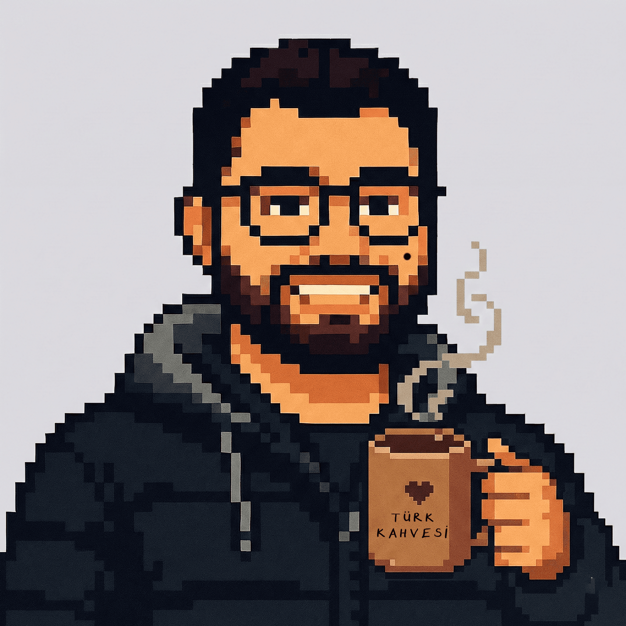 Alpi with Turkish coffee